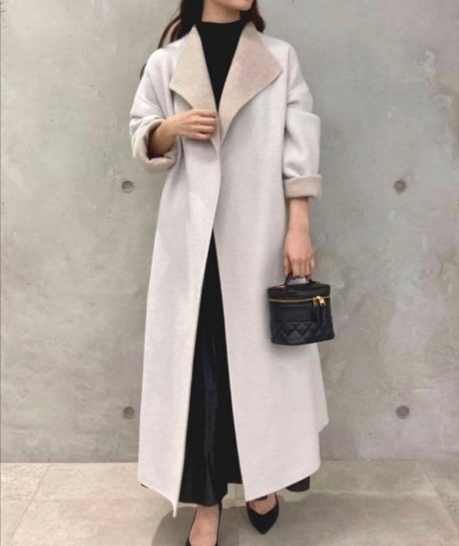 ROPEシャルムビーバーベルテッドリバーコートM