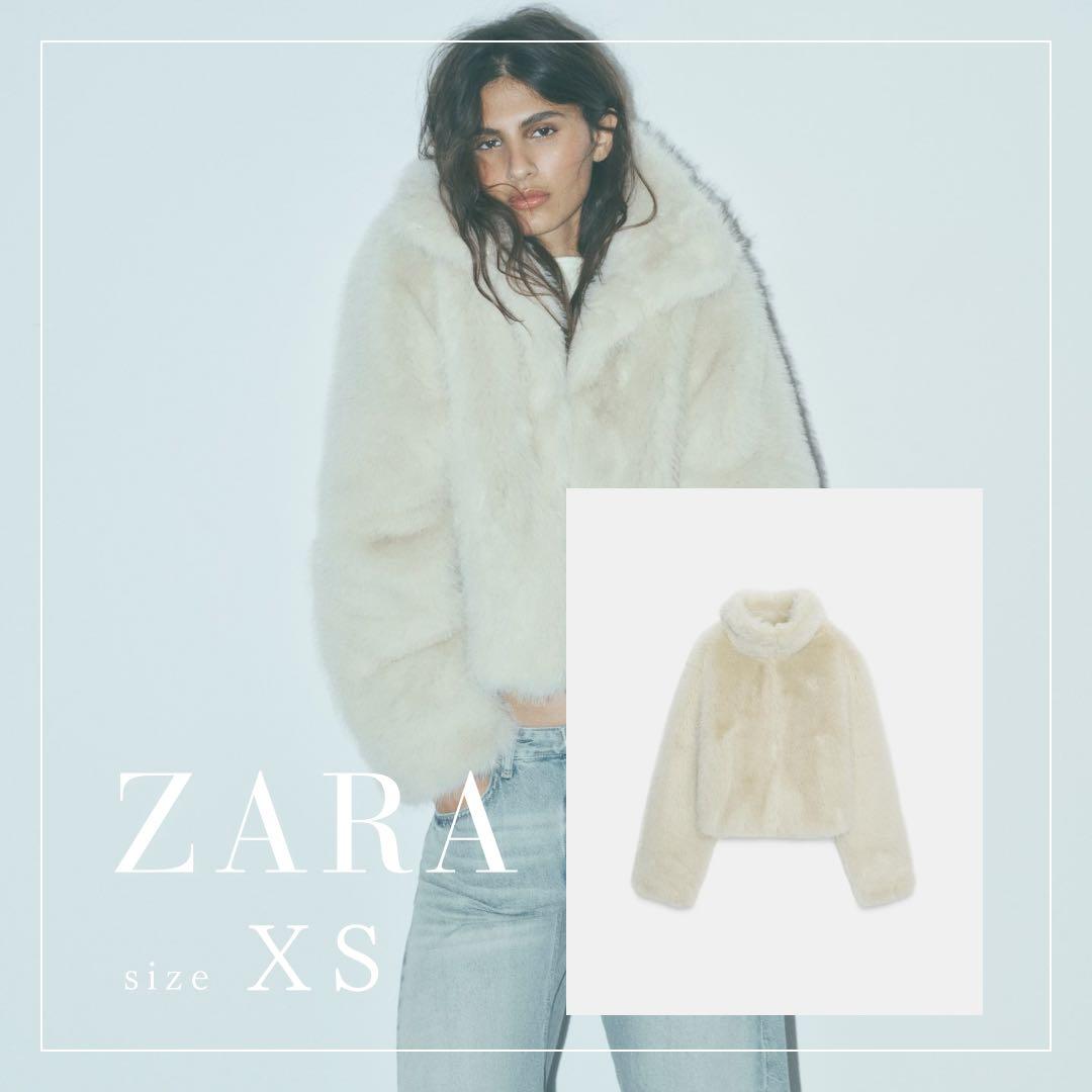ZARA ショートフェイクファーコート XS 新品