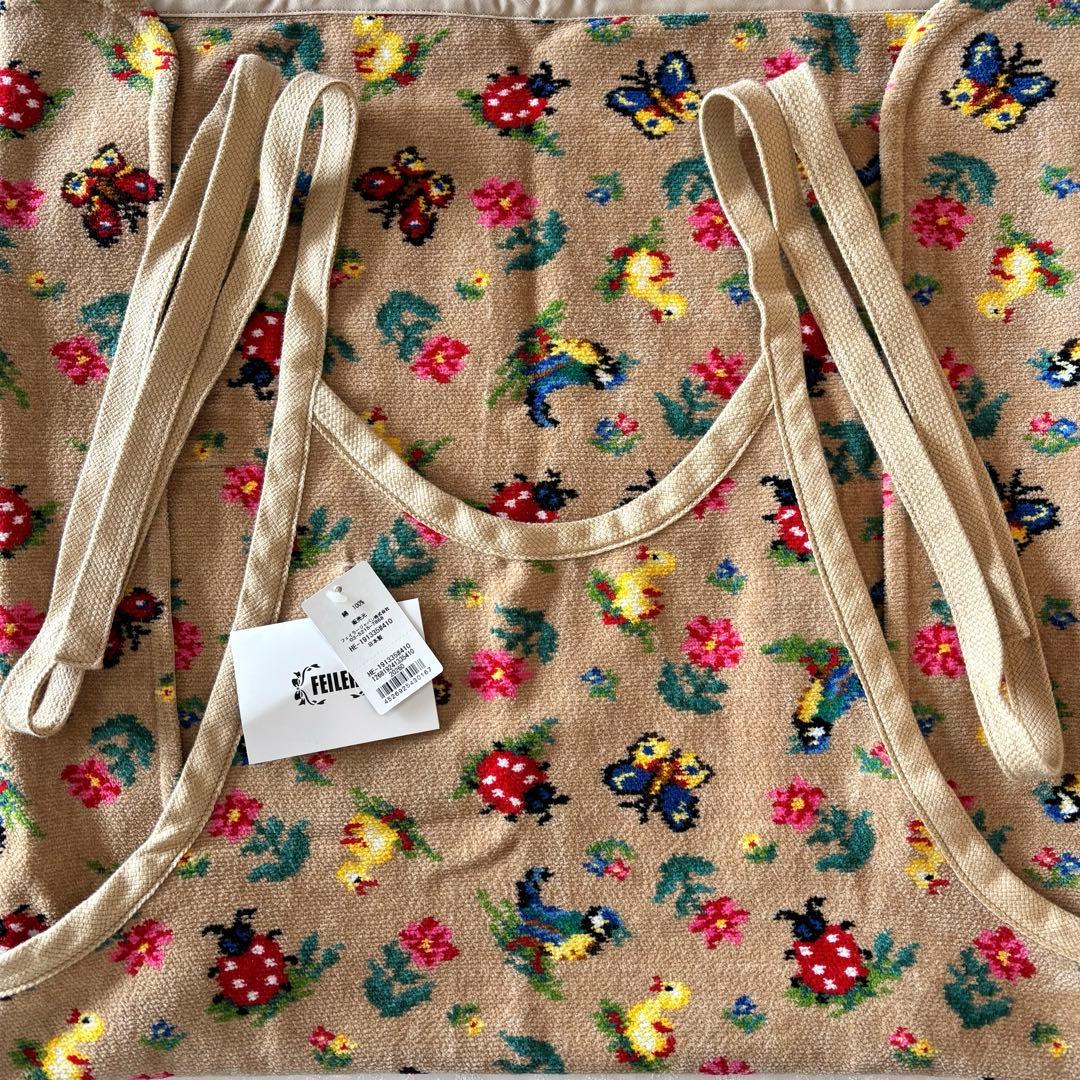 ★新品・タグ付き★【FEILER】ハイジ エプロン《WEB限定 ベージュ》