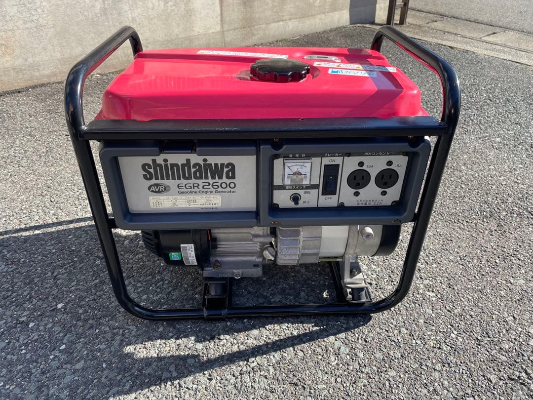 綺麗‼️shindaiwa EGR 2600-A 発電機 送料込み‼️