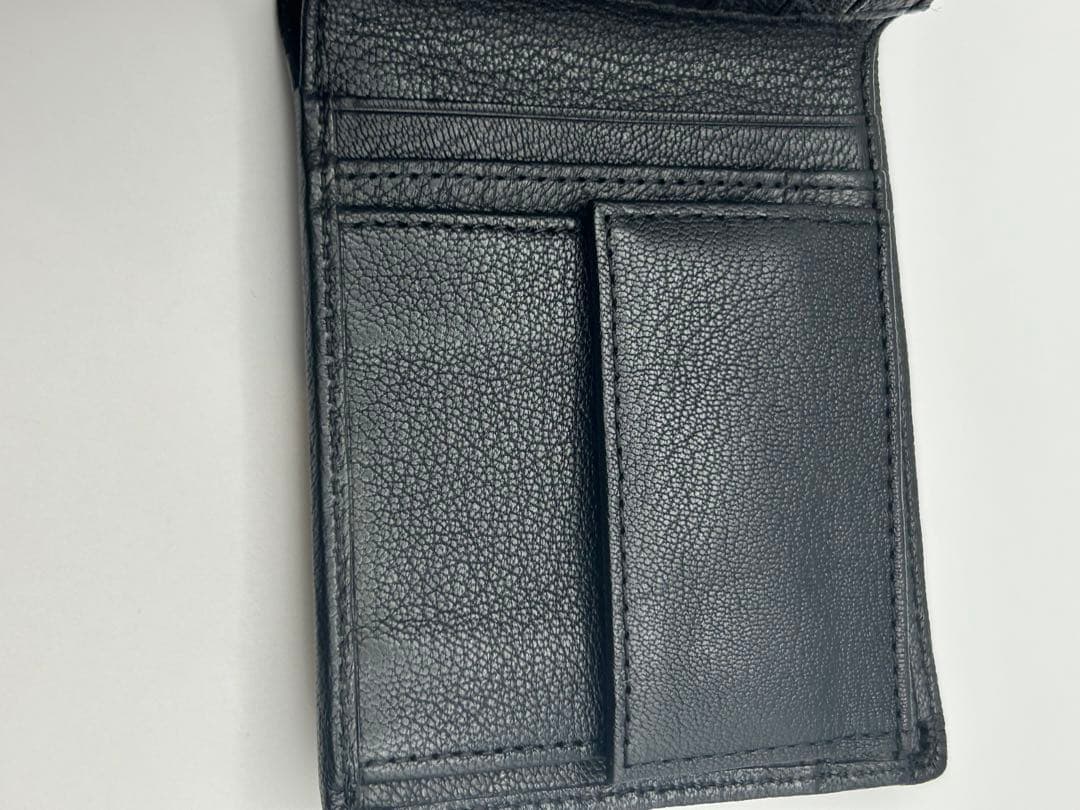 DEASEL レザー2つ折り財布　ブラック　箱あり