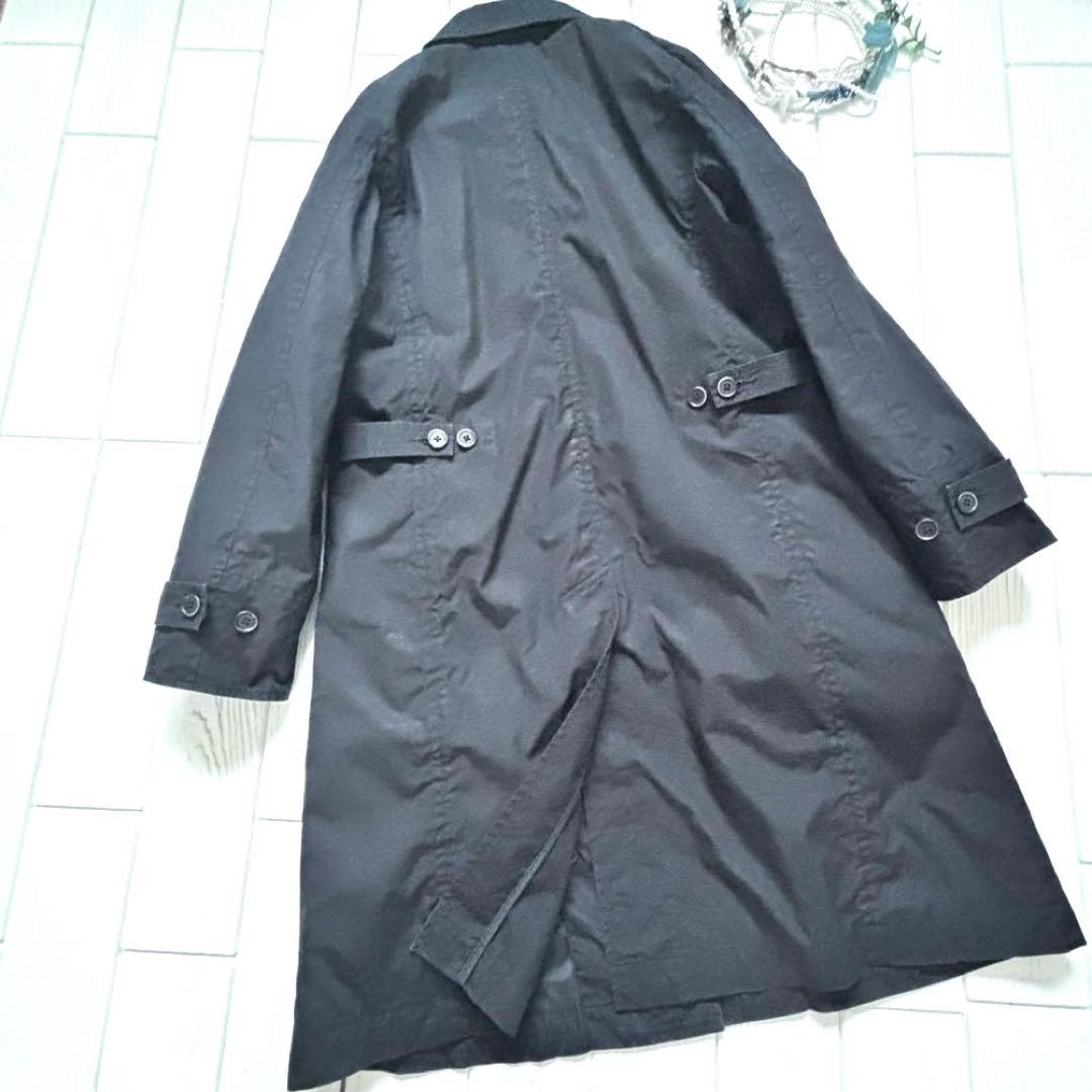 MHL マーガレットハウエル　美品ダウンライナー付　ステンカラーコート　 黒