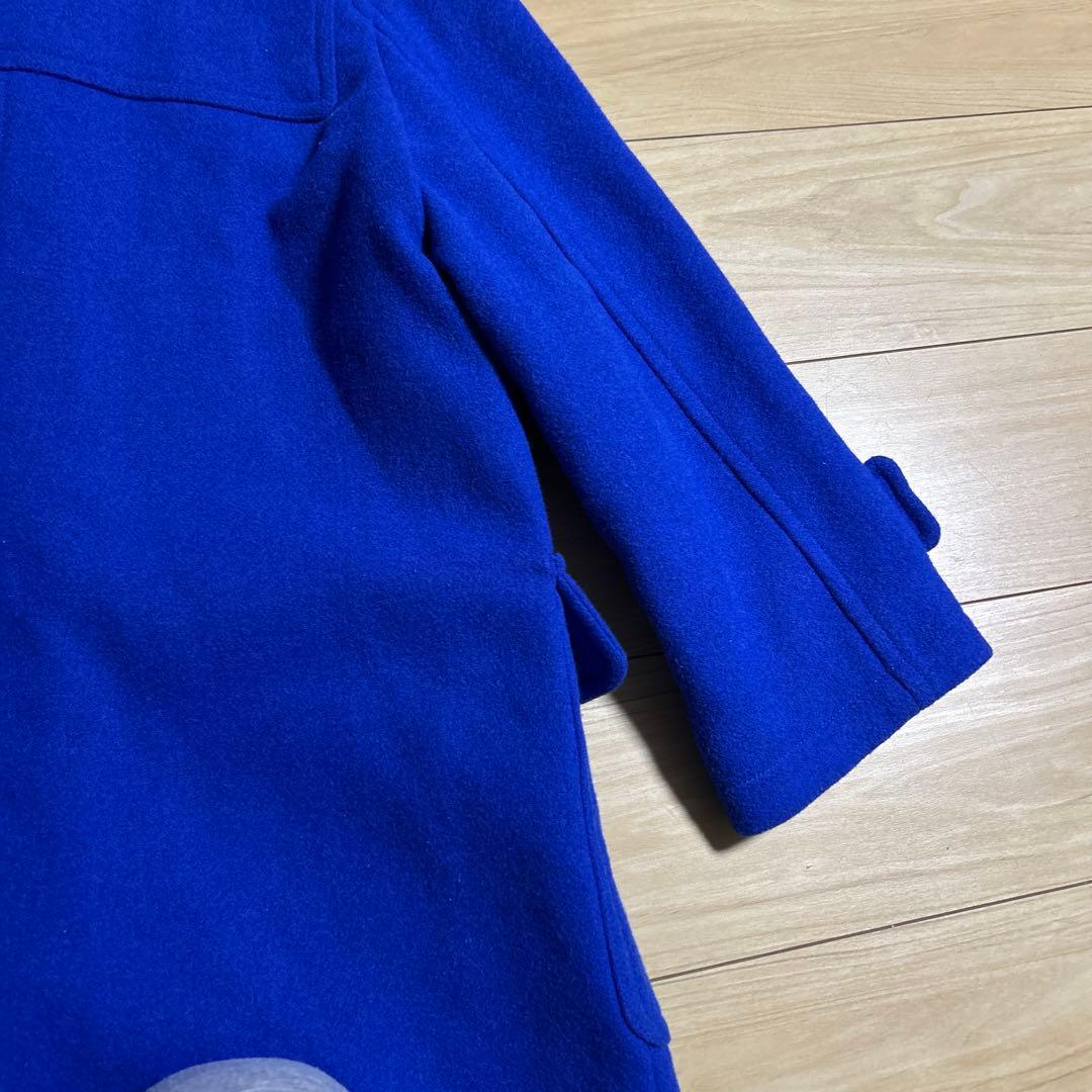美品　ミラオーウェン　ロイヤルブルー　ロング　ダッフルコート　ブルー