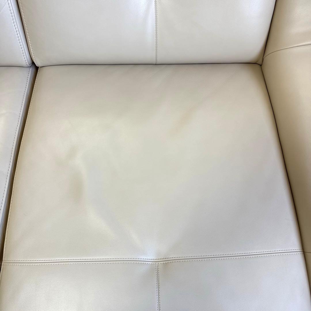 【美品】定価65万円 カリモク 本革ソファ ZU46 2点セット 高級家具