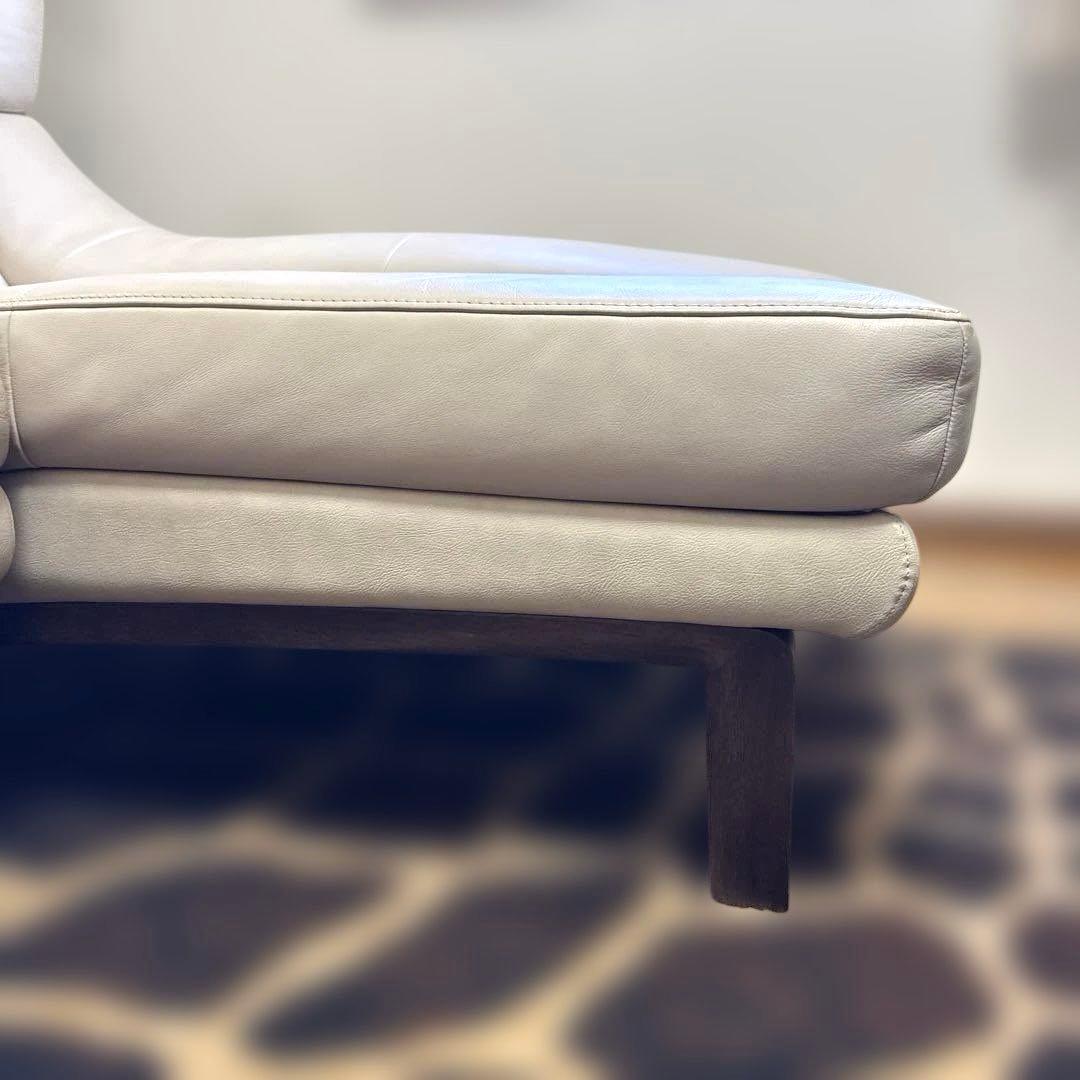 【美品】定価65万円 カリモク 本革ソファ ZU46 2点セット 高級家具