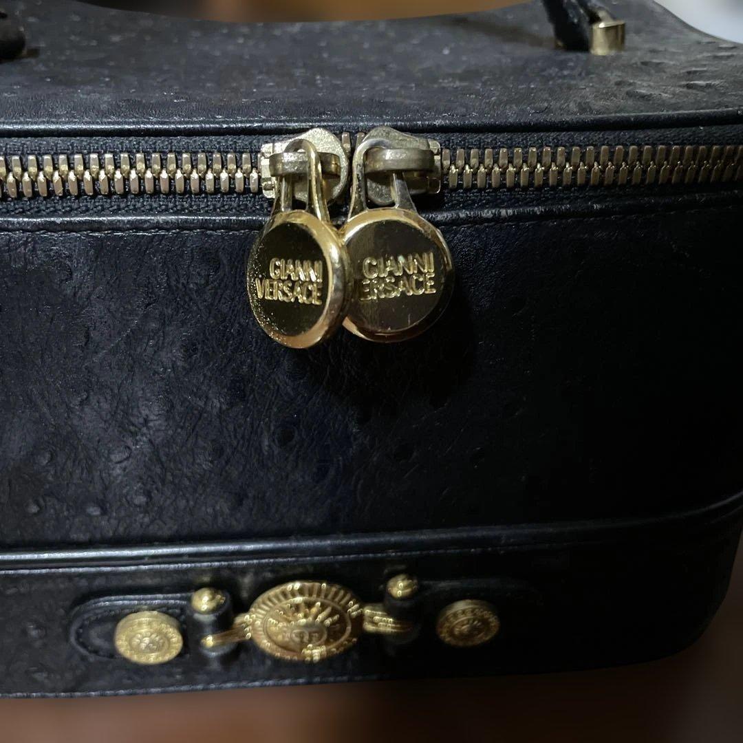 GIANNI VERSACE バニティバッグ　黒