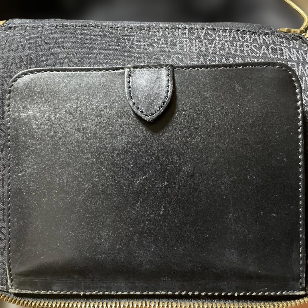 GIANNI VERSACE バニティバッグ　黒