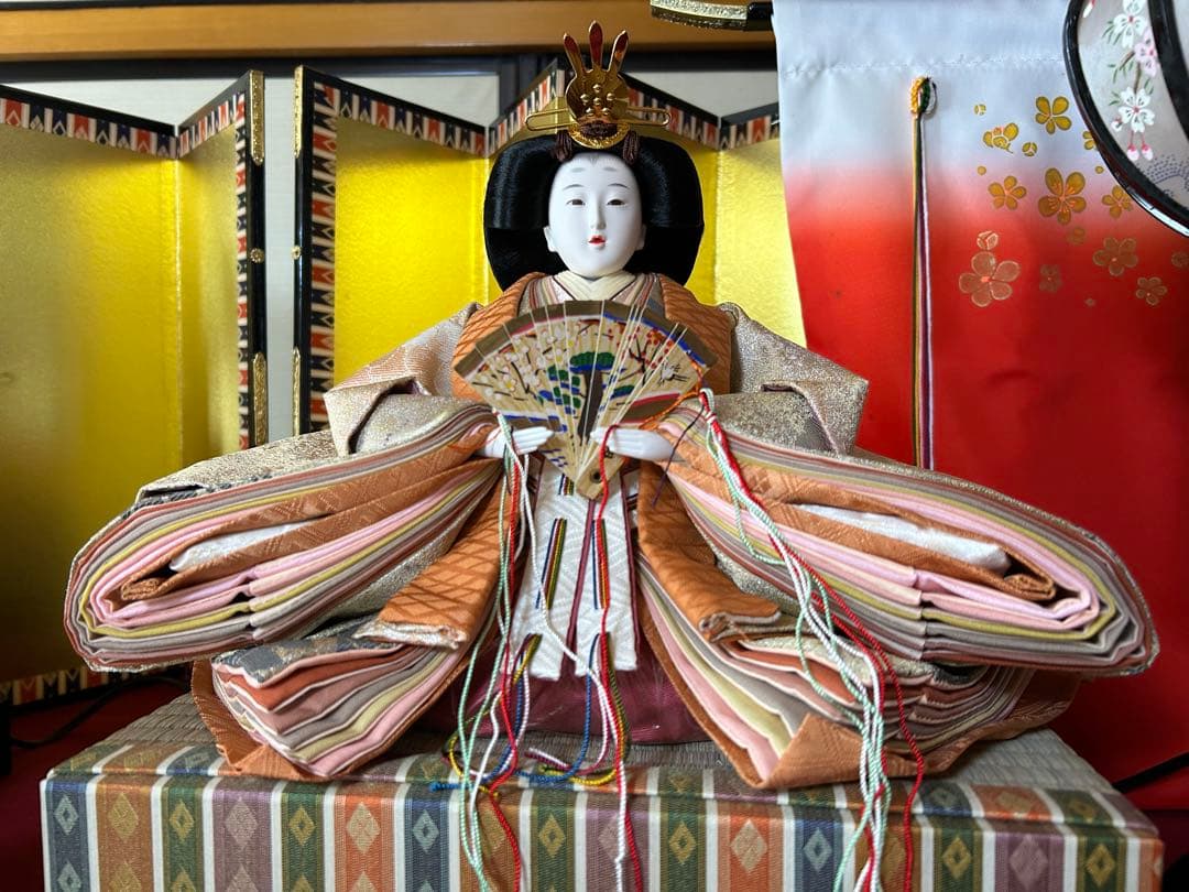 【美品】七段式雛人形飾り