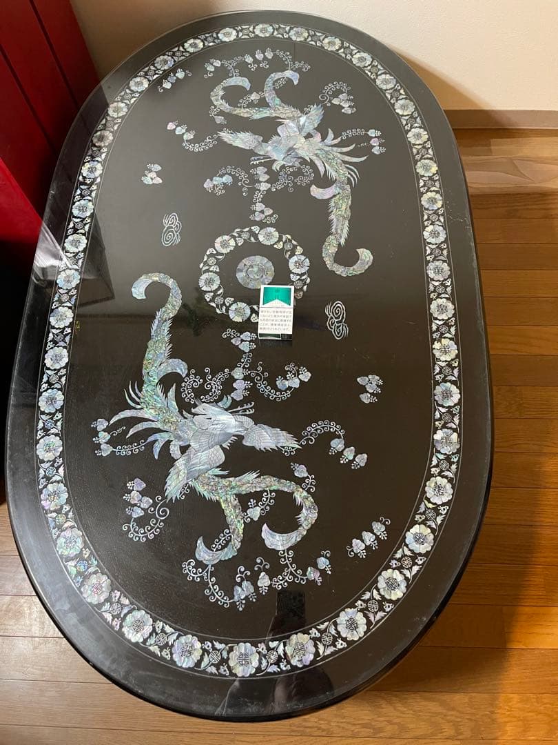 高級螺鈿家具‼️机、棚の二点‼️激安破格出品‼️最安値‼️大型につき引取り推奨、希望‼️