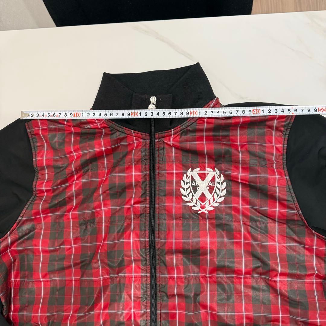 サイズXL アドミラル　ゴルフウェア　おしゃれ　チェック柄 ジャケット