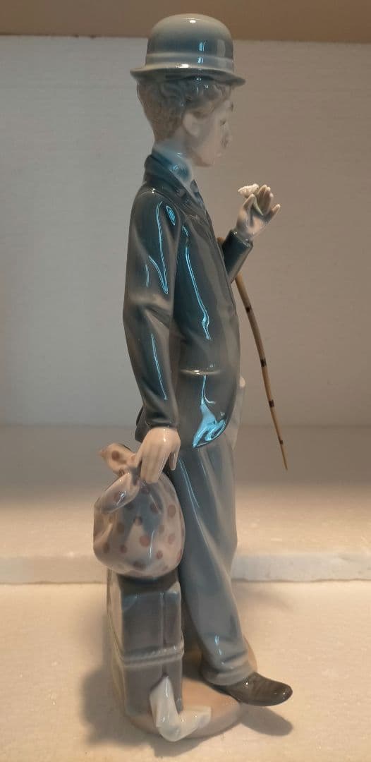 リヤドロ　lladro チャップリンcharlie the tramp 浮浪者