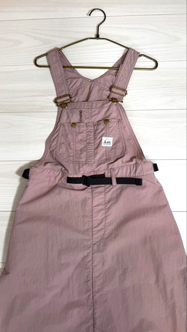 Lee ピンク サロペット マキシ丈　オーバーオールスカート 117458