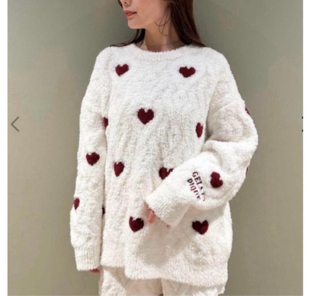 gelato pique ジェラートピケ ハートアラン 上下セット【未使用】