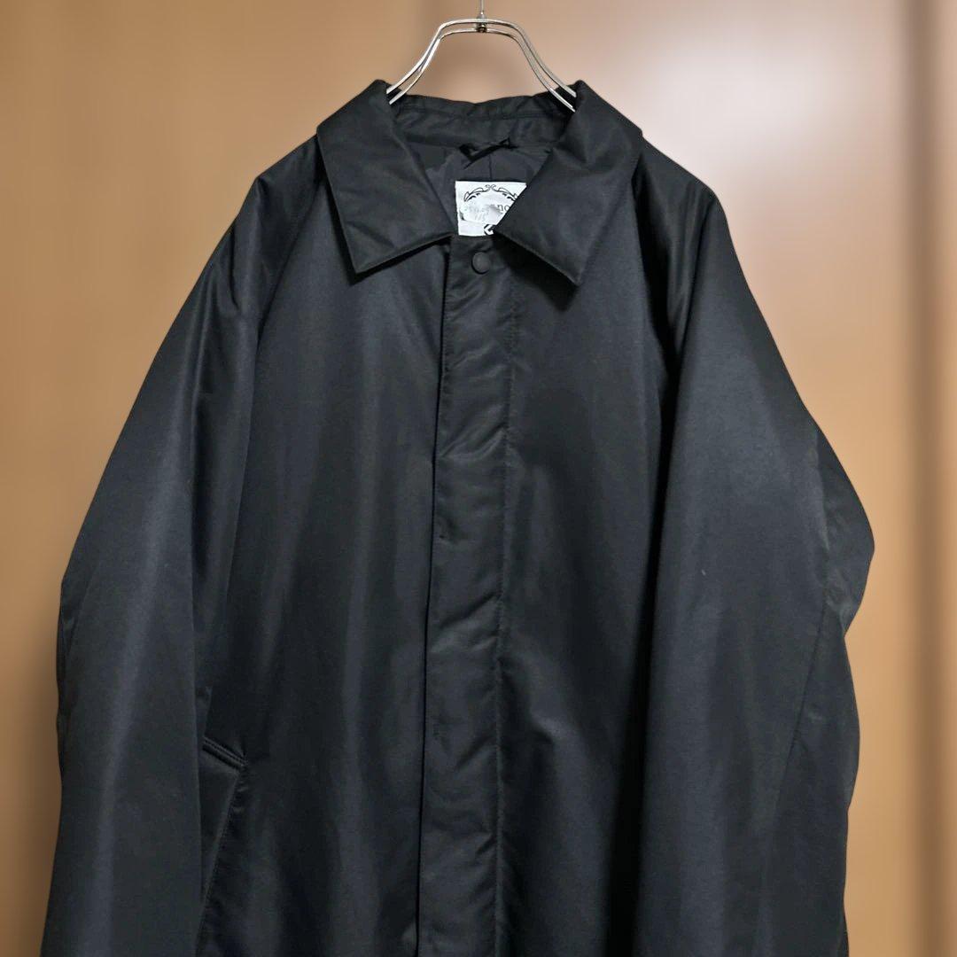 ナノユニバース×河田ダウン HEATEAS ロングコート 黒 XL 防寒 軽量