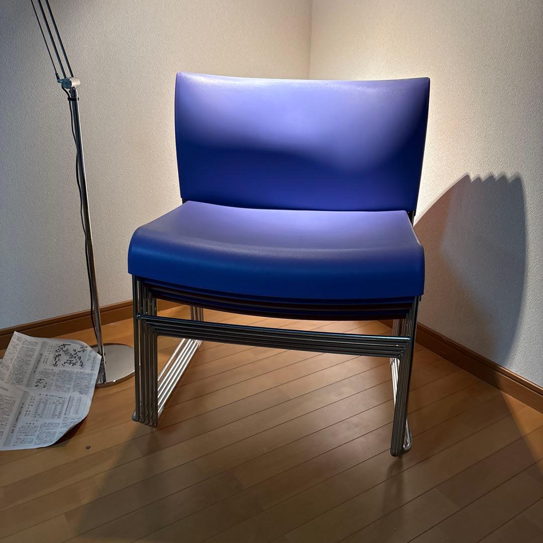 スペースエイジ ポストモダン KEILHAUER スタッキングチェア 5脚