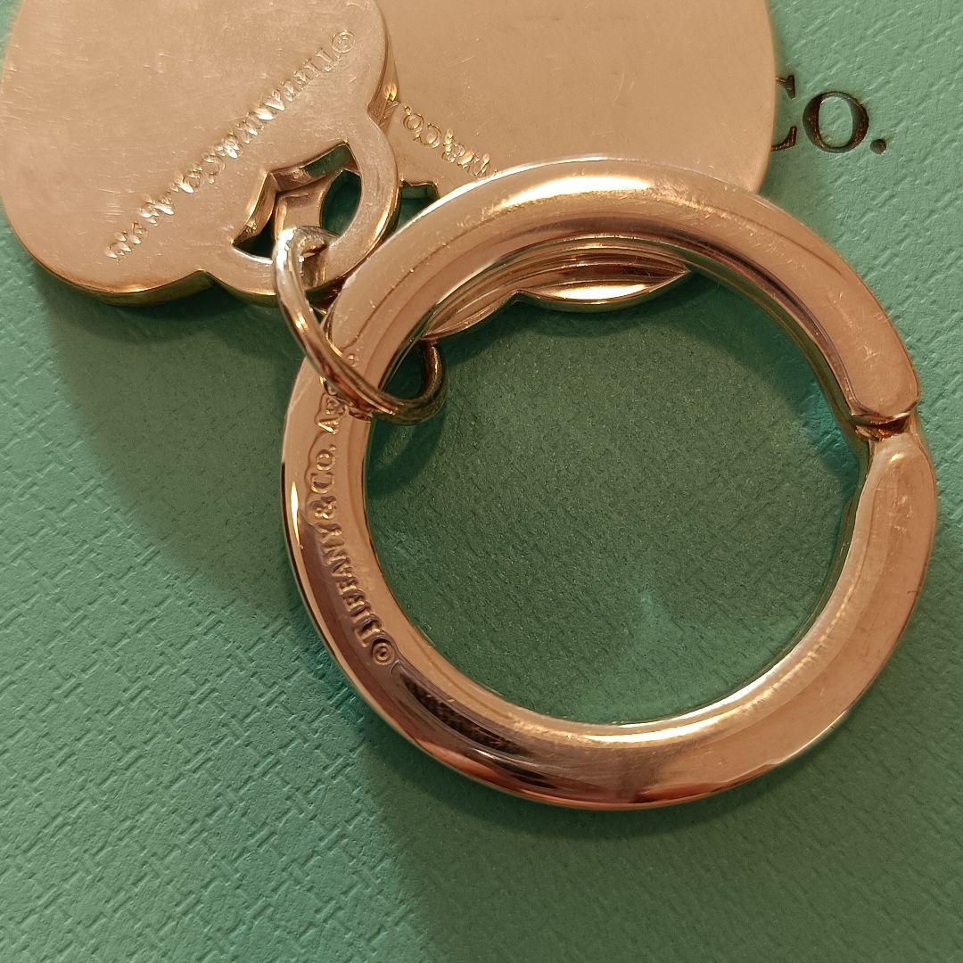 Tiffany & Co. ダブル ハート タグ キーリング