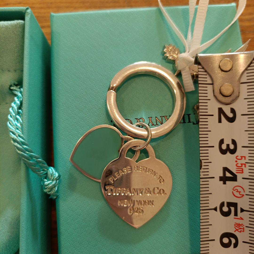 Tiffany & Co. ダブル ハート タグ キーリング