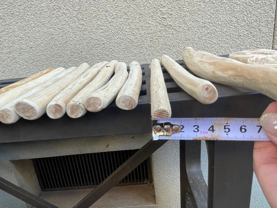 国産ヒノキ　鳥用止まり木　スタンド　アスレチック　約113センチ