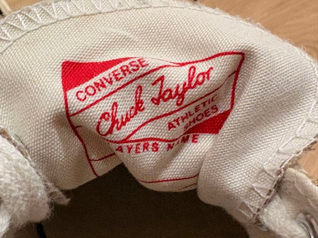 ct70 チャックテイラー　ベージュ スニーカー　コンバース