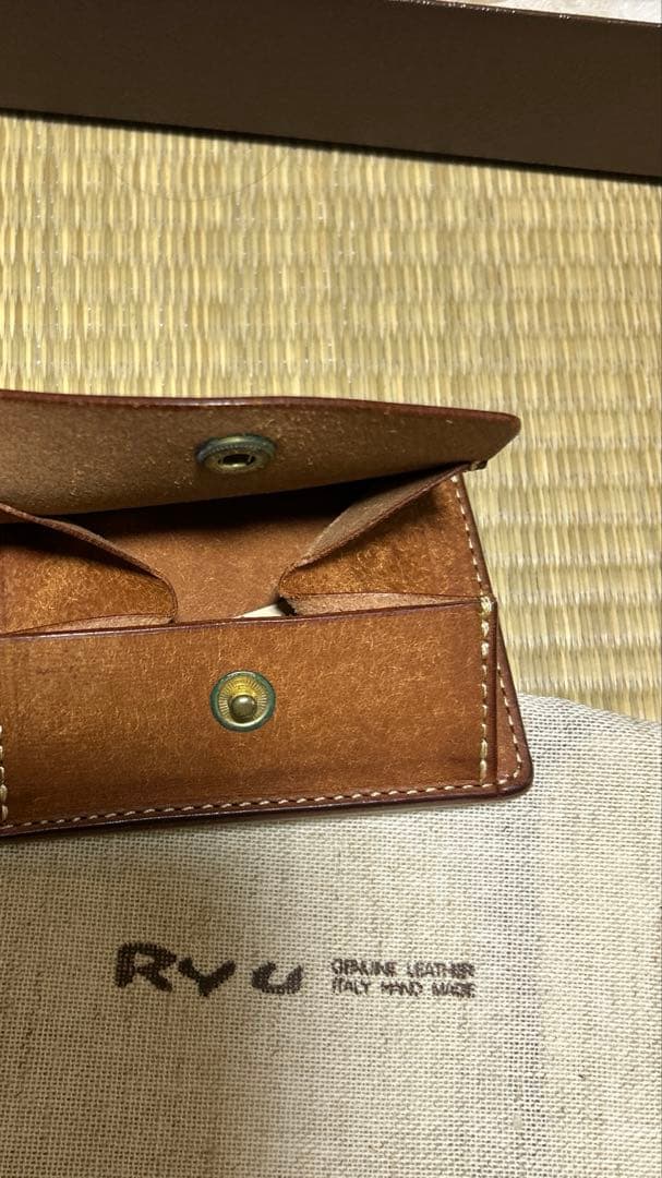 新品　Ryu 二つ折り財布　ケース＆パスケース カードケース セット