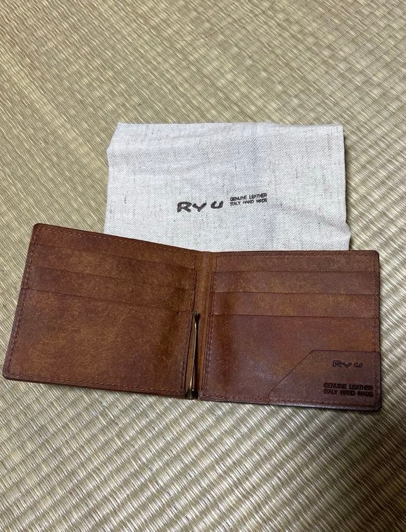 新品　Ryu 二つ折り財布　ケース＆パスケース カードケース セット