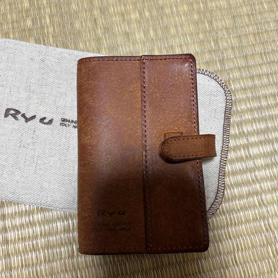 新品　Ryu 二つ折り財布　ケース＆パスケース カードケース セット