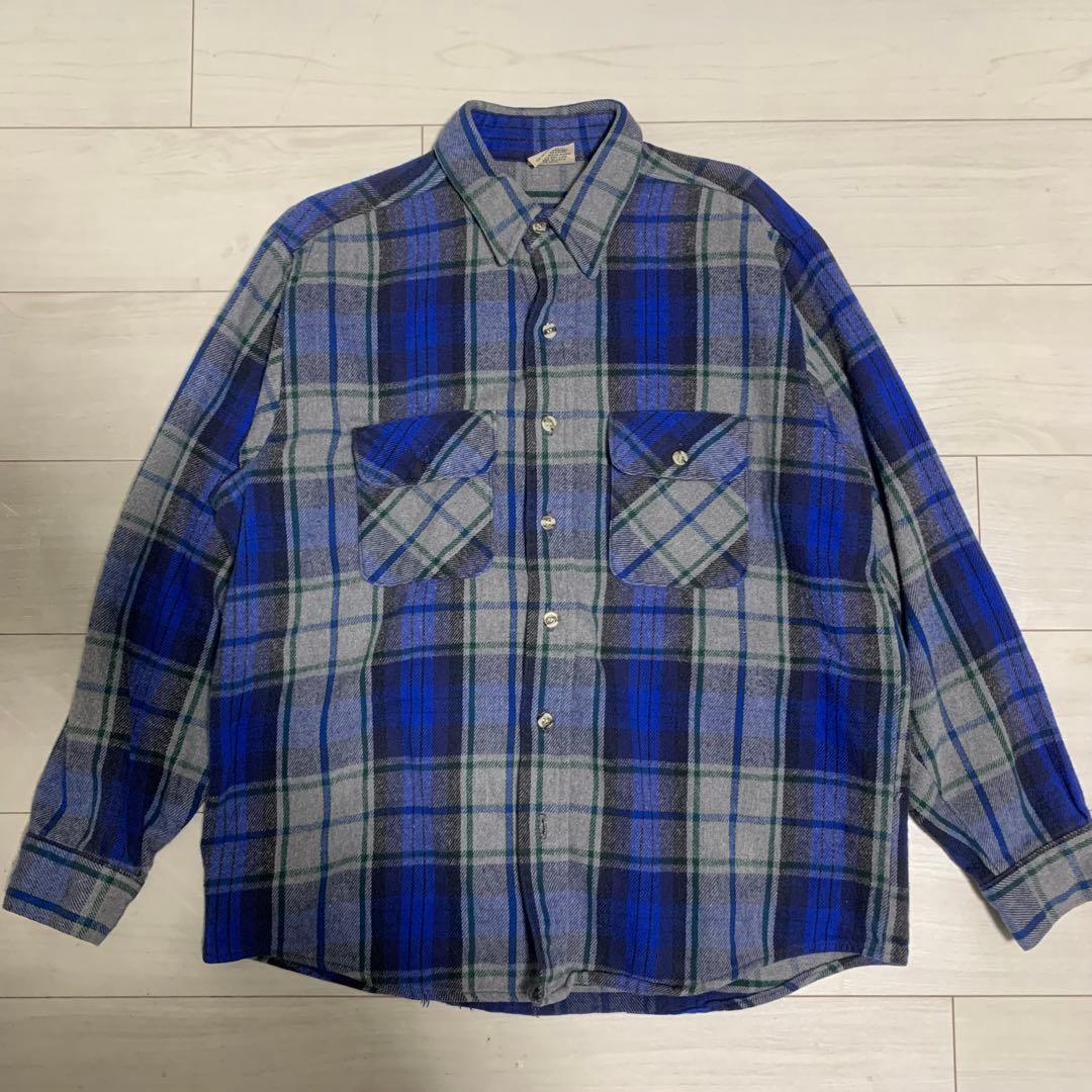 90s FIVE BROTHER チェックネルシャツ USA製