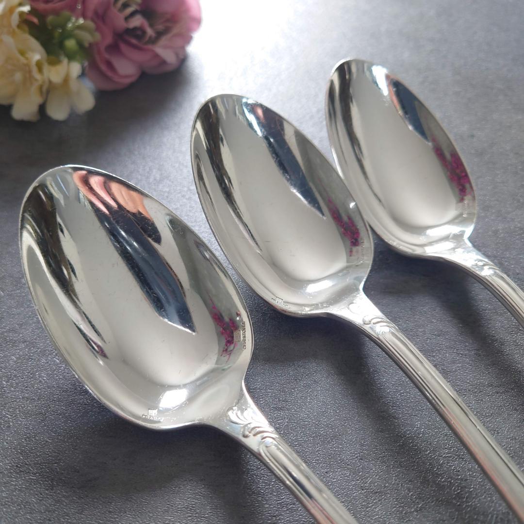 希少 クリストフル マルリー テーブルスプーン 3点