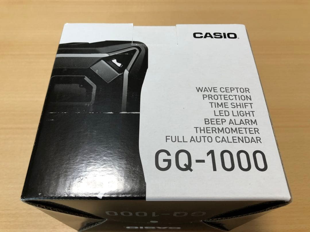 レア【新品・未使用】CASIO GQ-1000 電波時計 箱＆説明書付