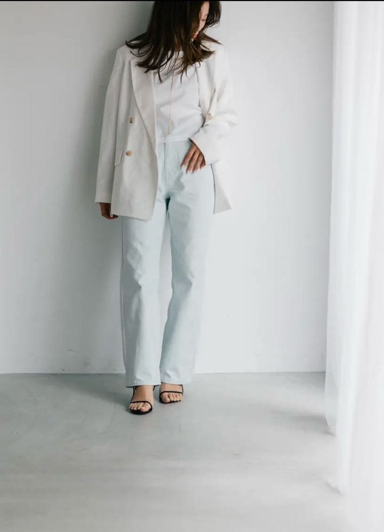 【pois】one wash denim ブルー