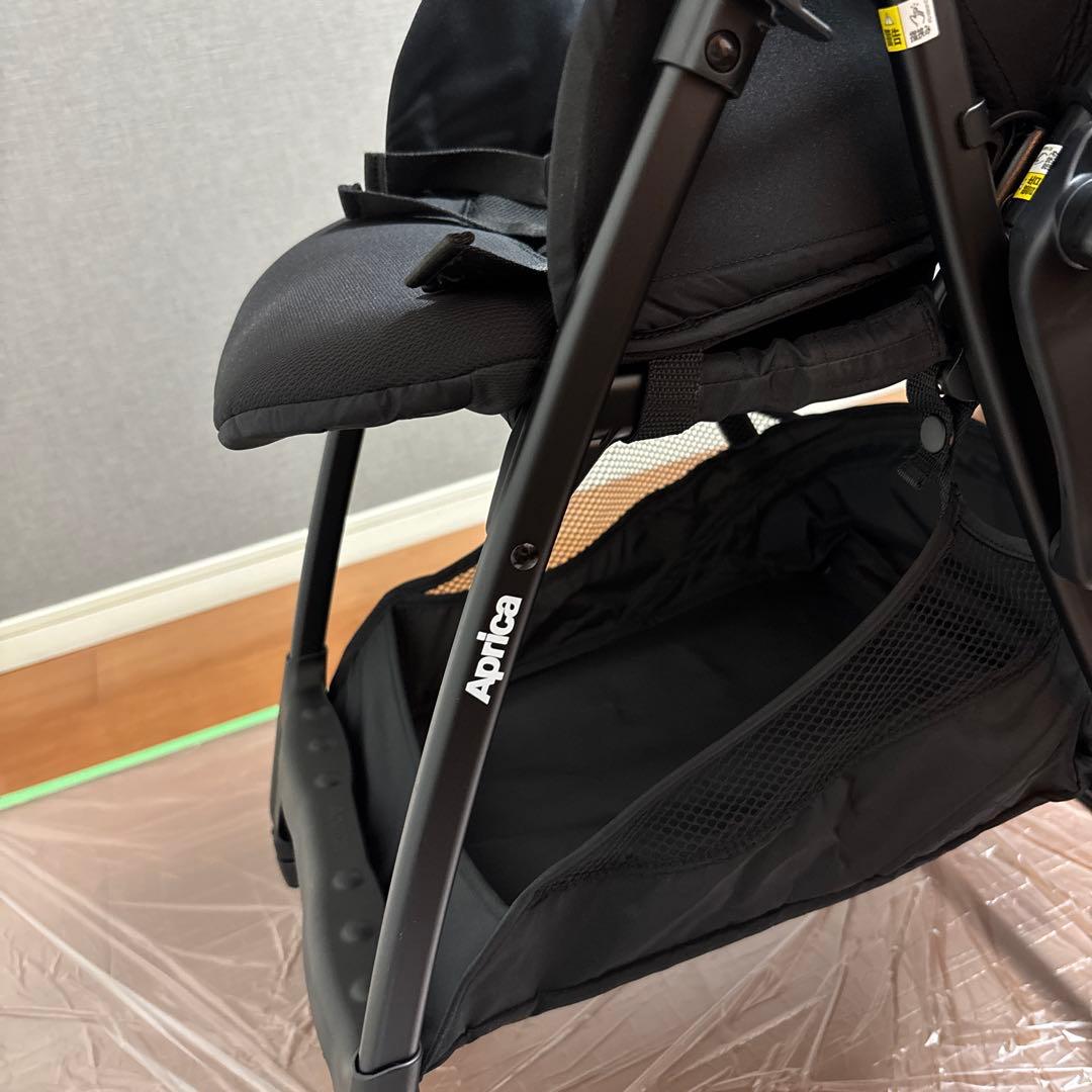 Aprica A型ベビーカー カルーンエアーメッシュAC 軽量 両対面 ベージュ