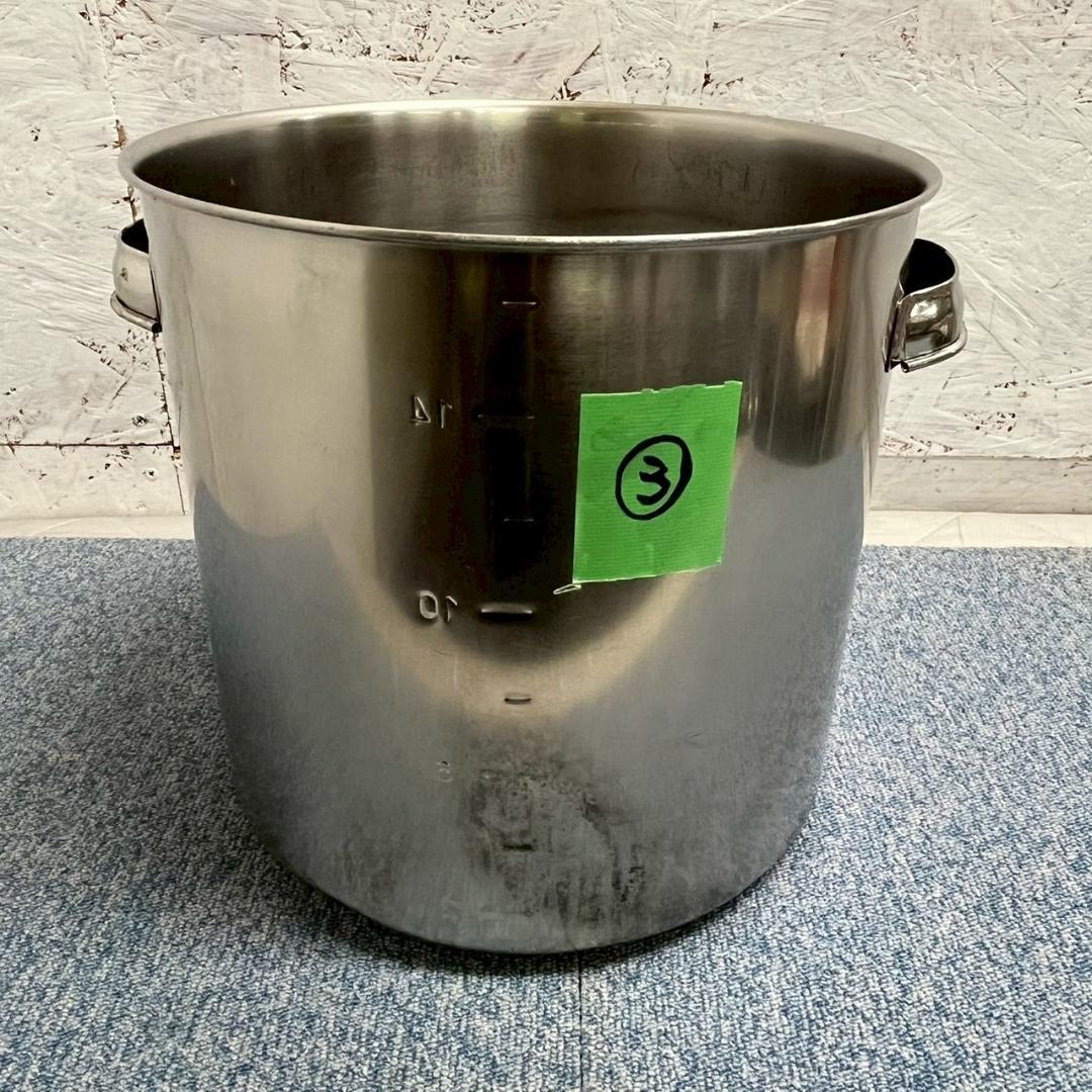 【厨房機器】 ステンレス製 28cm 寸胴鍋 厨房 厨房機器 ③ A1511