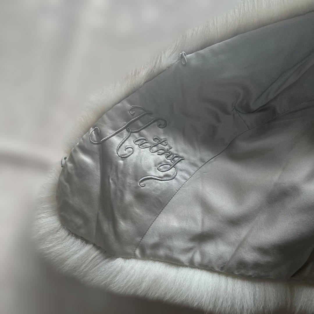 Abrahamsons ファーショール クリーム色