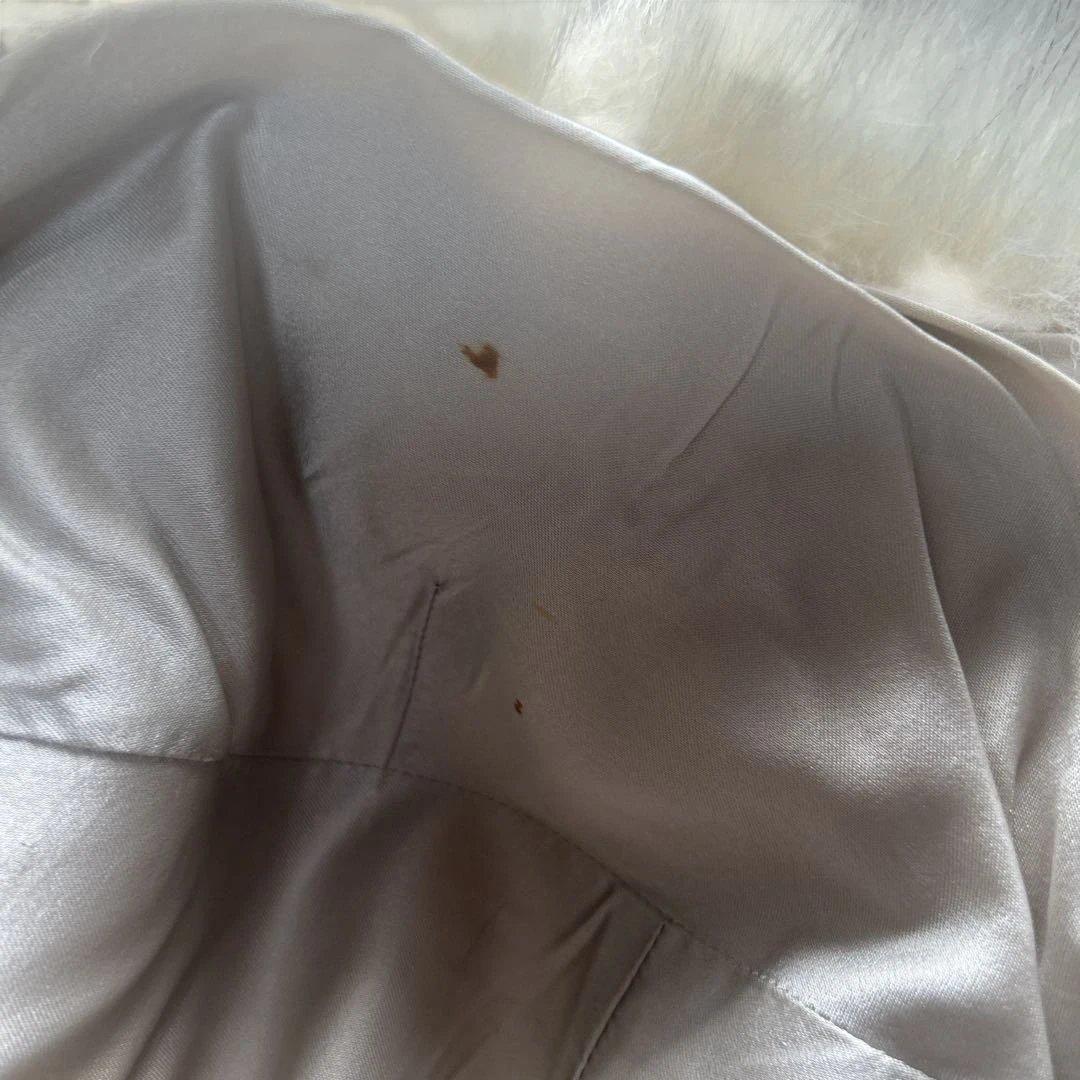 Abrahamsons ファーショール クリーム色