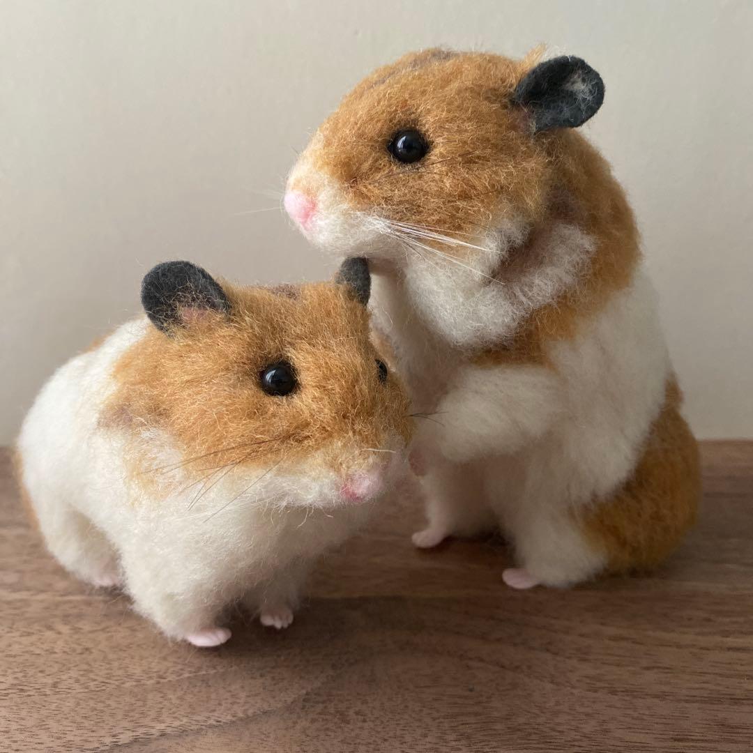 【羊毛フェルト】ハムスター★オーダー（とら）