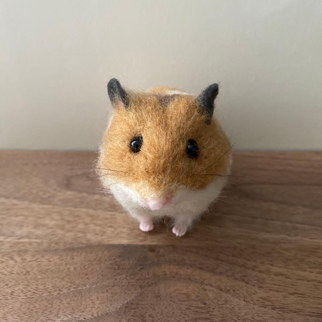 【羊毛フェルト】ハムスター★オーダー（とら）