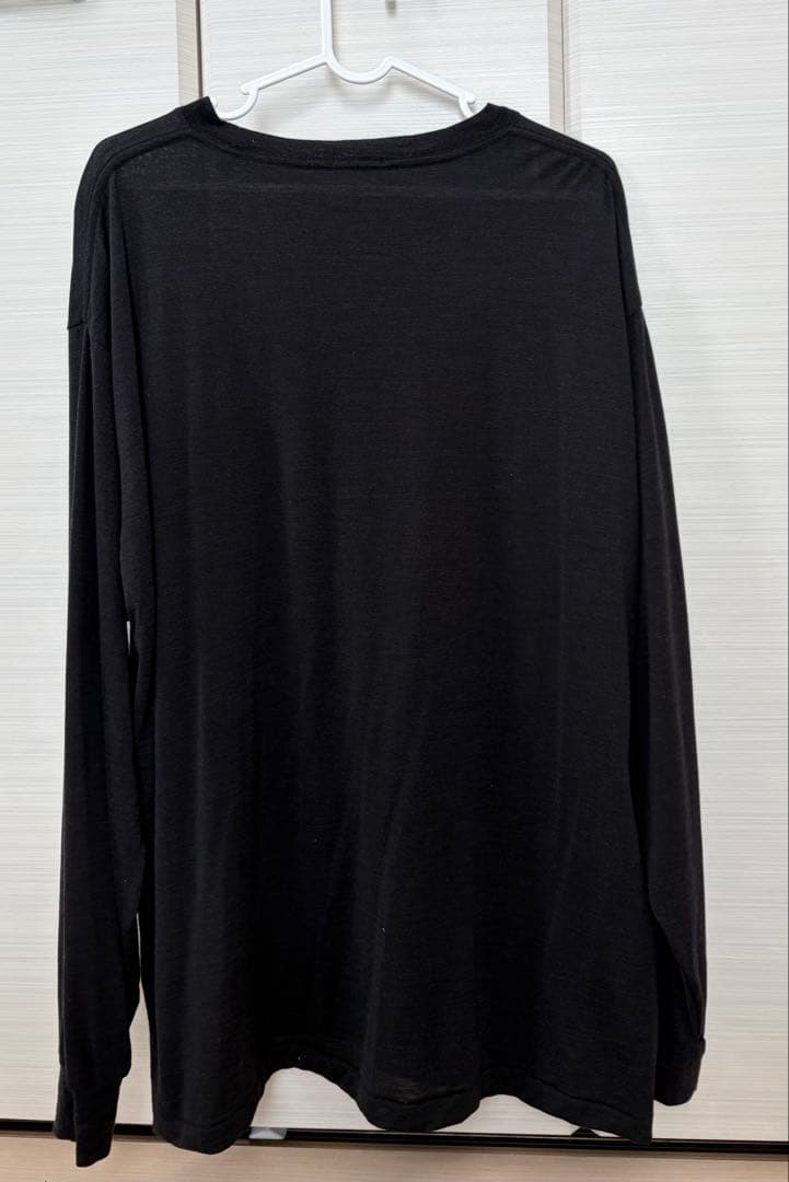 【美品】COMOLI コモリ サマーウール 長袖クルーネック Tシャツ