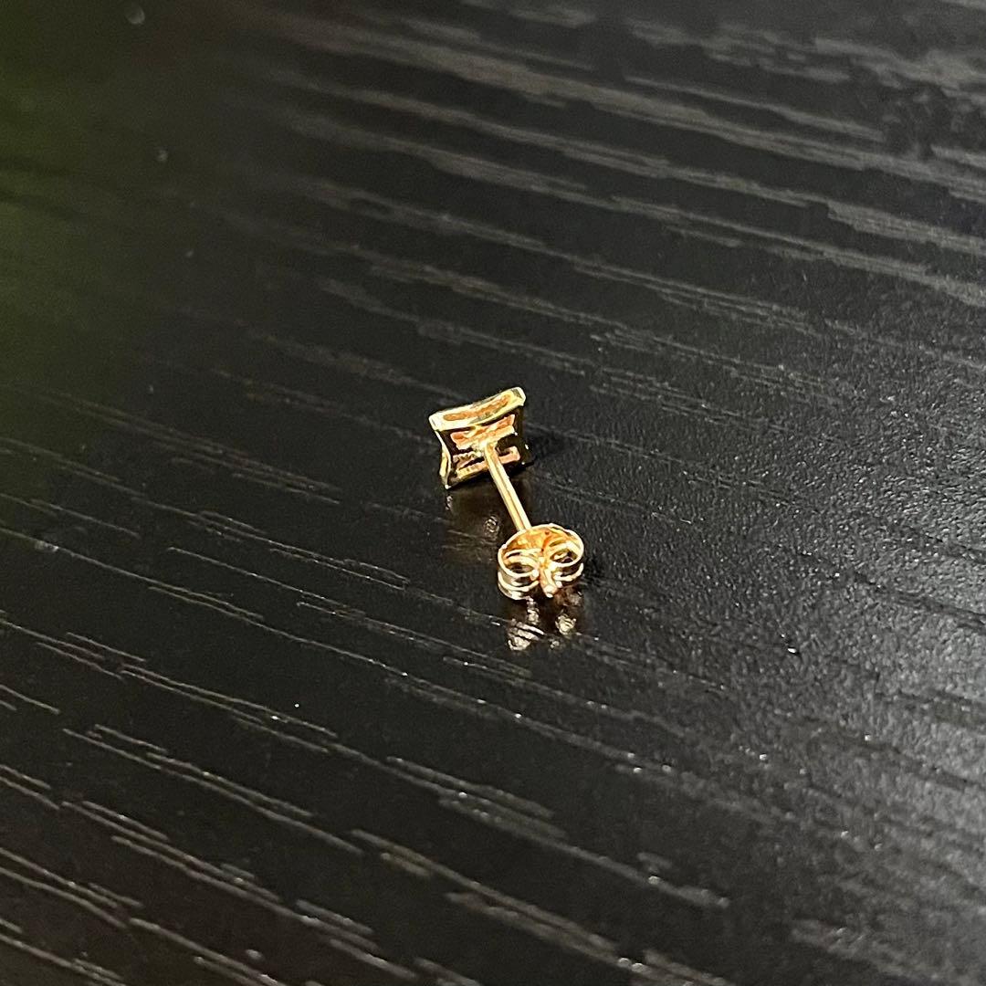 【未使用】 10K イエローゴールド ピアス 片耳