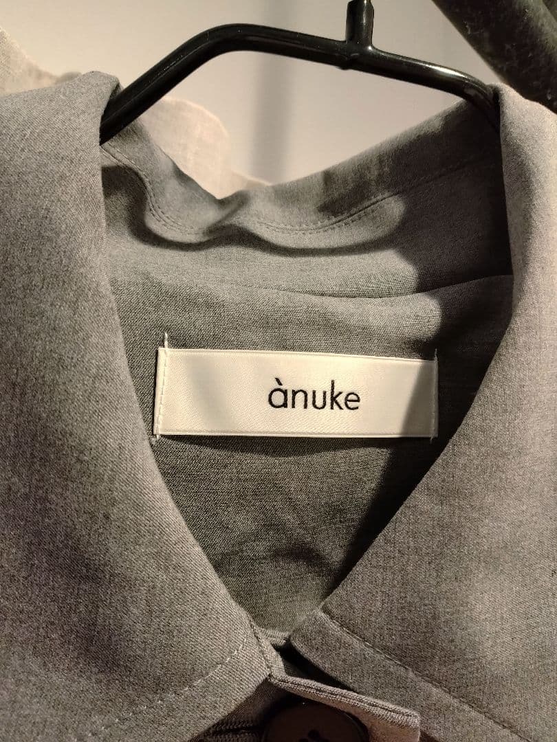 anuke Soutiencollar Raglan Coat グレー