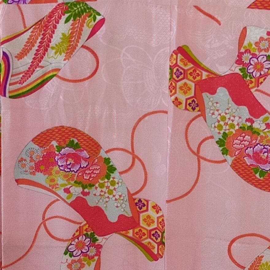 アンティーク 七五三　正絹 7歳 セット 081504