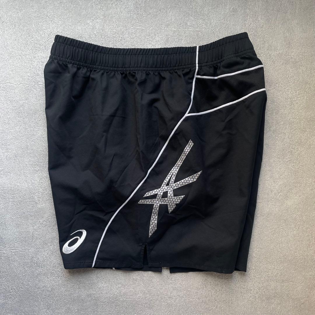 457 アシックス　バレーボール　ゲームパンツ　ハーフパンツ　ショートパンツ