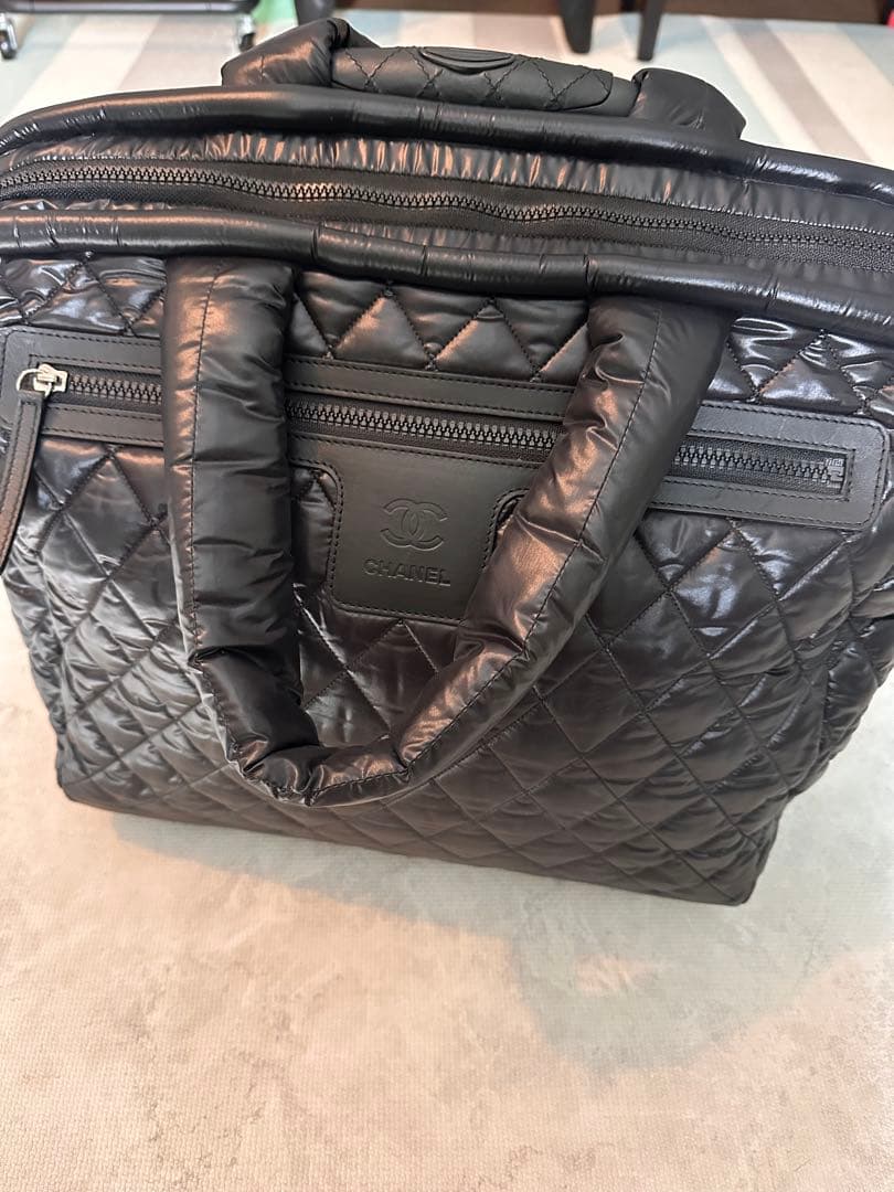 【美品】CHANELシャネル キャリーケース キャリーバッグコココクーン
