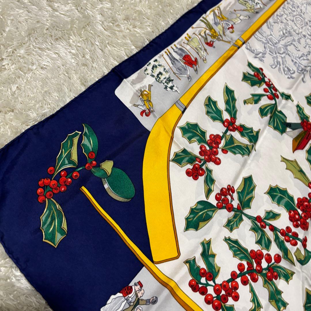 美品✨HERMES エルメス　去年の雪　Neige d'Antan カレ90