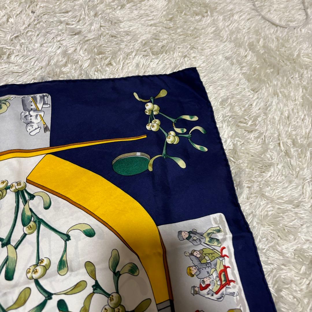 美品✨HERMES エルメス　去年の雪　Neige d'Antan カレ90