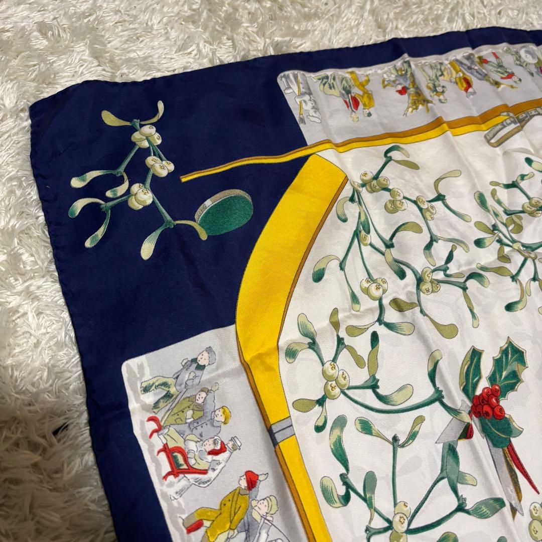 美品✨HERMES エルメス　去年の雪　Neige d'Antan カレ90