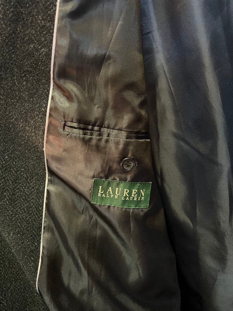 【最終値下げ】Ralph Lauren ステンカラーコート ダークグレー