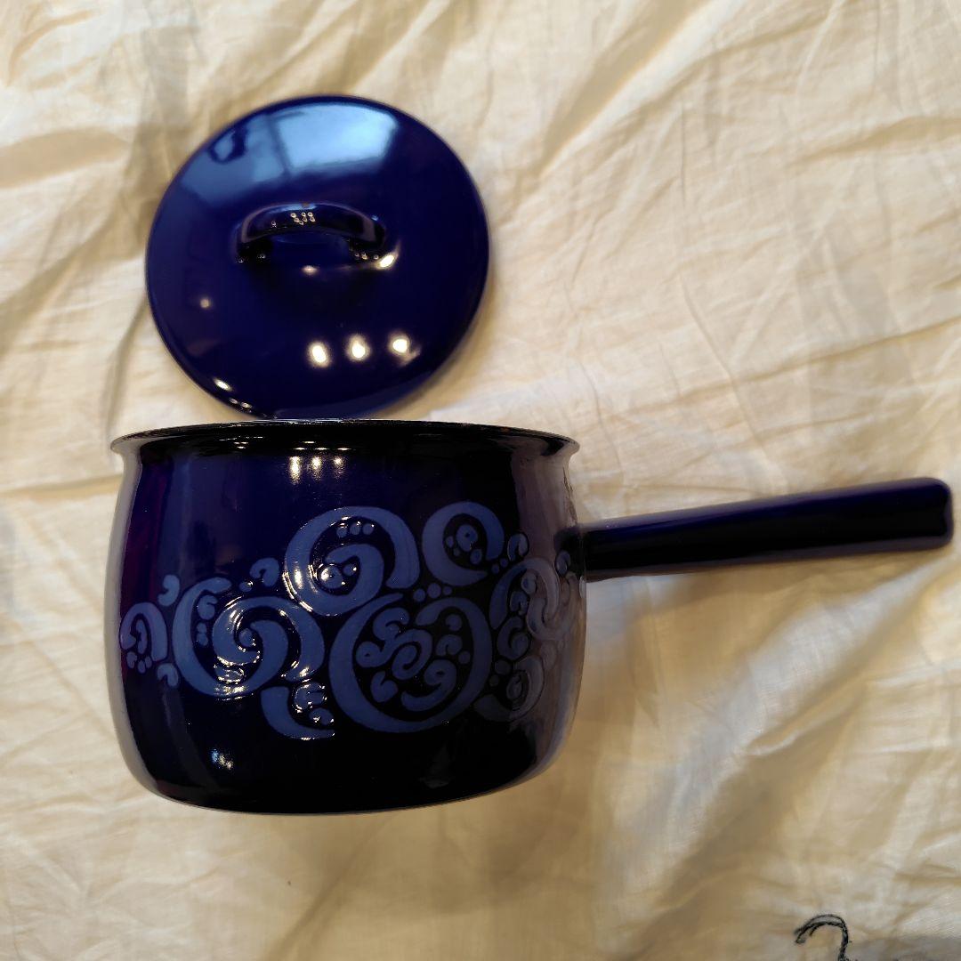 【希少】北欧ヴィンテージ　フィンランド　finel社　ホーロー鍋