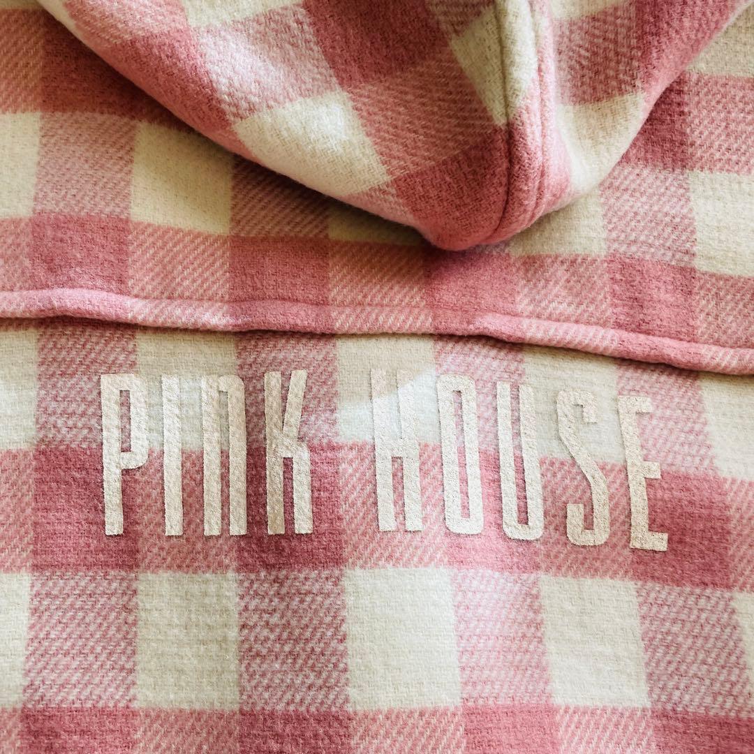 入手困難　美品　ピンクハウス　F チェック　ダッフルコート ピンク　トグル