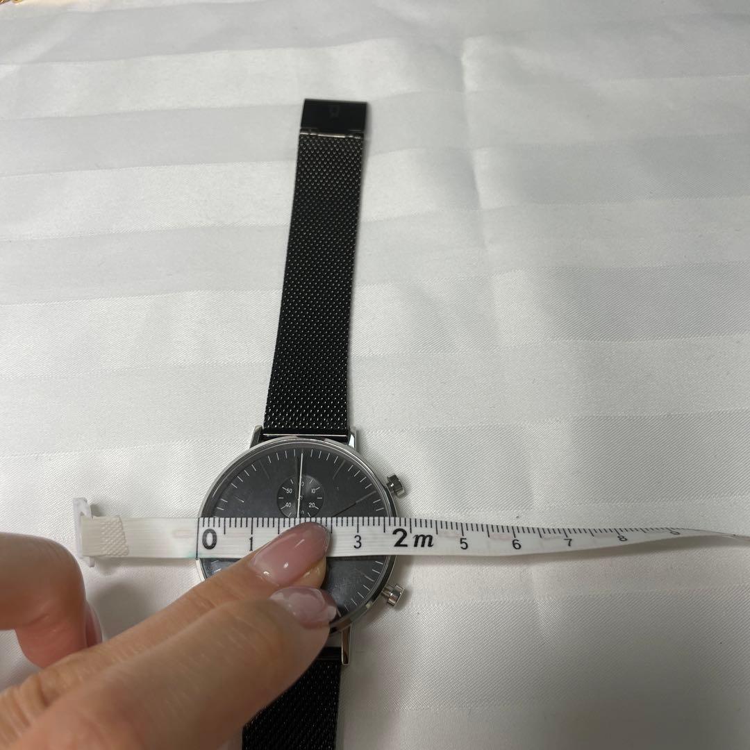 ✨大幅お値下げ✨knot ノット　ペアウォッチ　ブラック　ローズゴールド