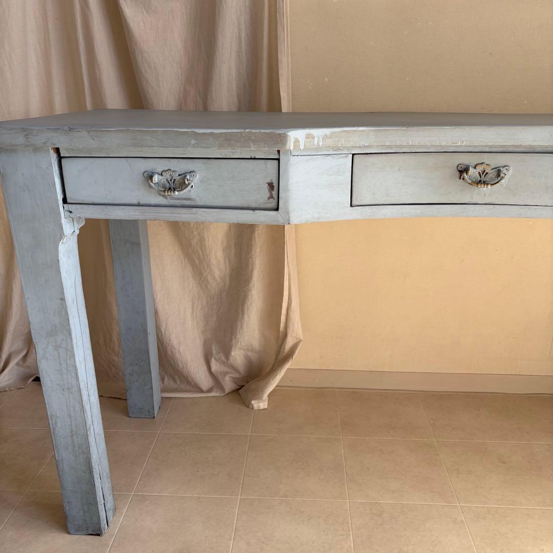 フランス製　シャビーシック　フレンチシャビー　アンティーク　デスク　ドレッサー